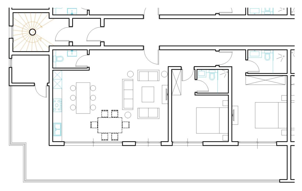 Seaview Apartments KOLOLI 2 bed B floorplan Gamrealty